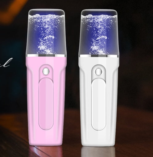 Nano Facial Mist Sprayer – Portable Hydrating Beauty Device - Power Bank