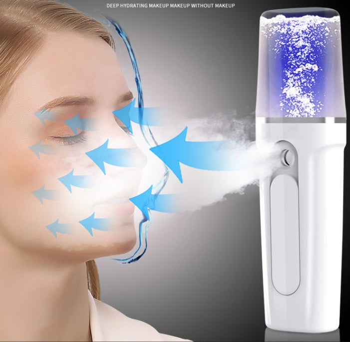 Nano Facial Mist Sprayer – Portable Hydrating Beauty Device - Power Bank