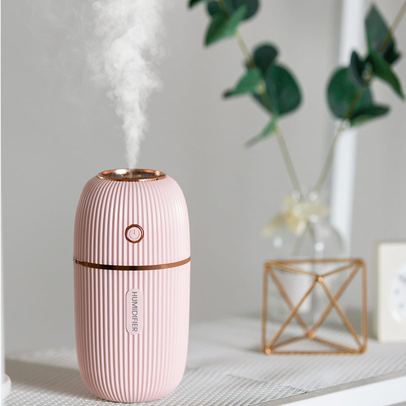 Portable USB Humidifier – 300ML Mini Moisture Solution with LED Mood Light