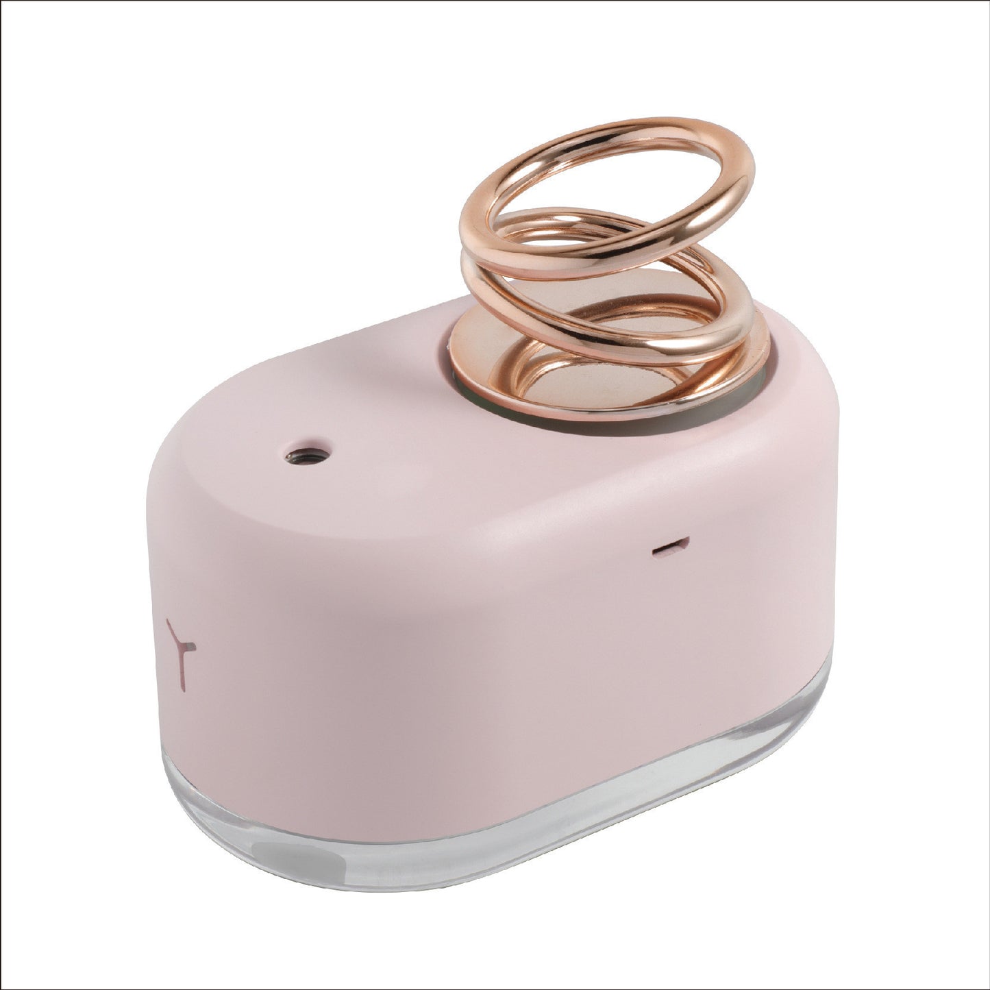 Suspended Double Ring Ultrasonic Mini Humidifier – Compact, Quiet & Stylish Home Moisture Solution