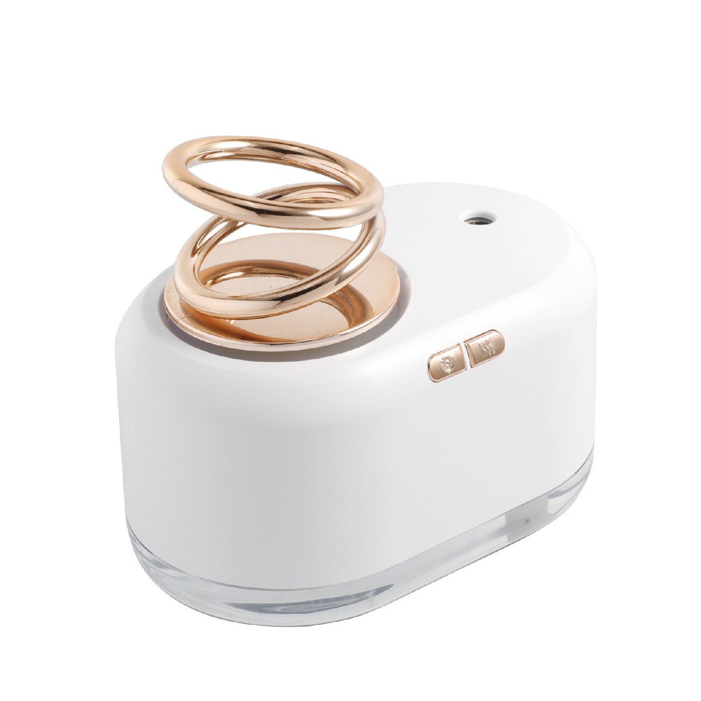 Suspended Double Ring Ultrasonic Mini Humidifier – Compact, Quiet & Stylish Home Moisture Solution