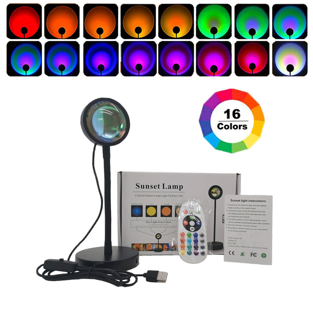 The Sun Never Sets – 360° Sunset Projection Atmosphere Light