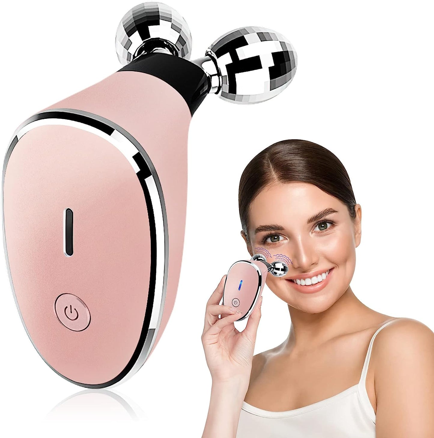 EMS Facial Massager – Skin Rejuvenation & LED Light Therapy Beauty Tool