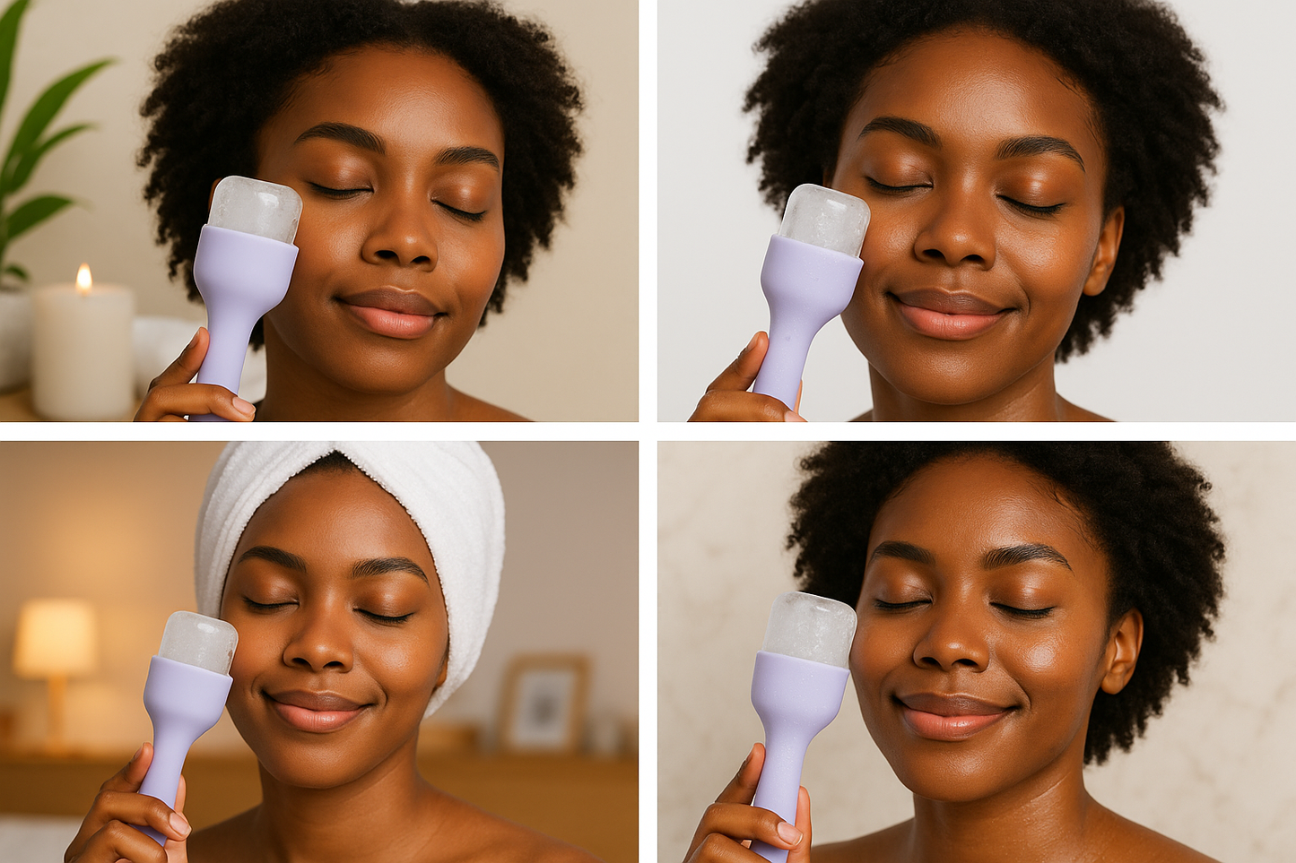 Face Massage Ice Mold – Reusable Silicone Ice Roller for Glowing Skin