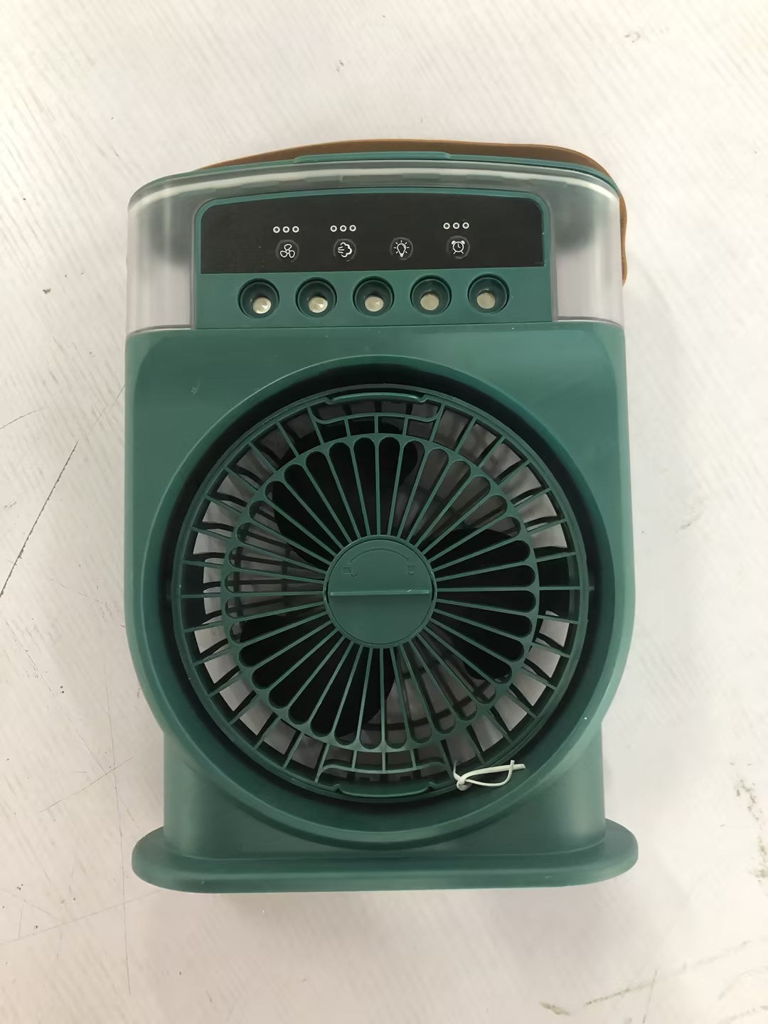 Portable USB Air Conditioner Fan – 2-in-1 Personal Cooler & Humidifier with LED Lights