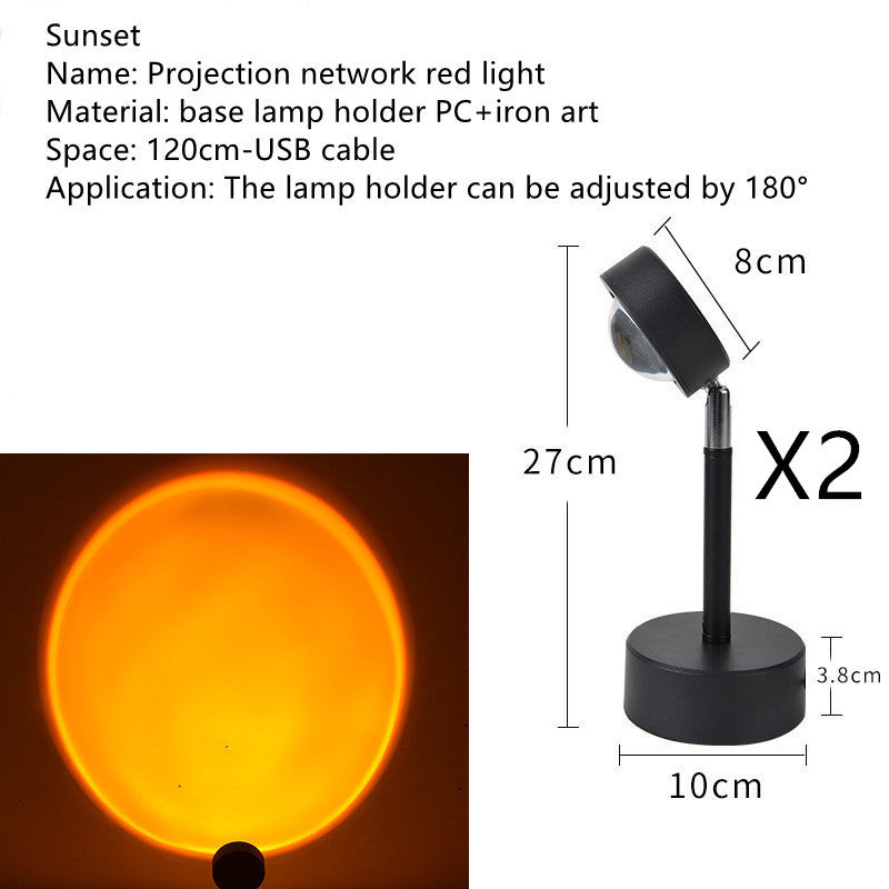 The Sun Never Sets – 360° Sunset Projection Atmosphere Light
