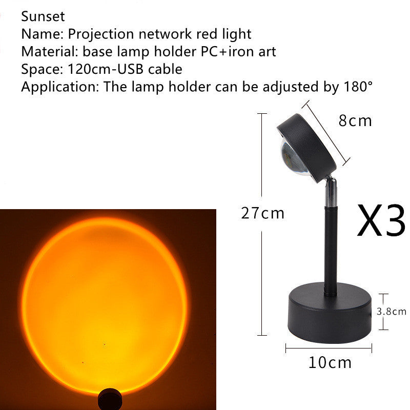 The Sun Never Sets – 360° Sunset Projection Atmosphere Light