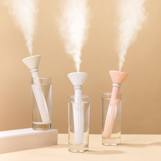 Ultrasonic Mini Humidifier – Travel-Friendly, Whisper-Quiet, and USB Powered
