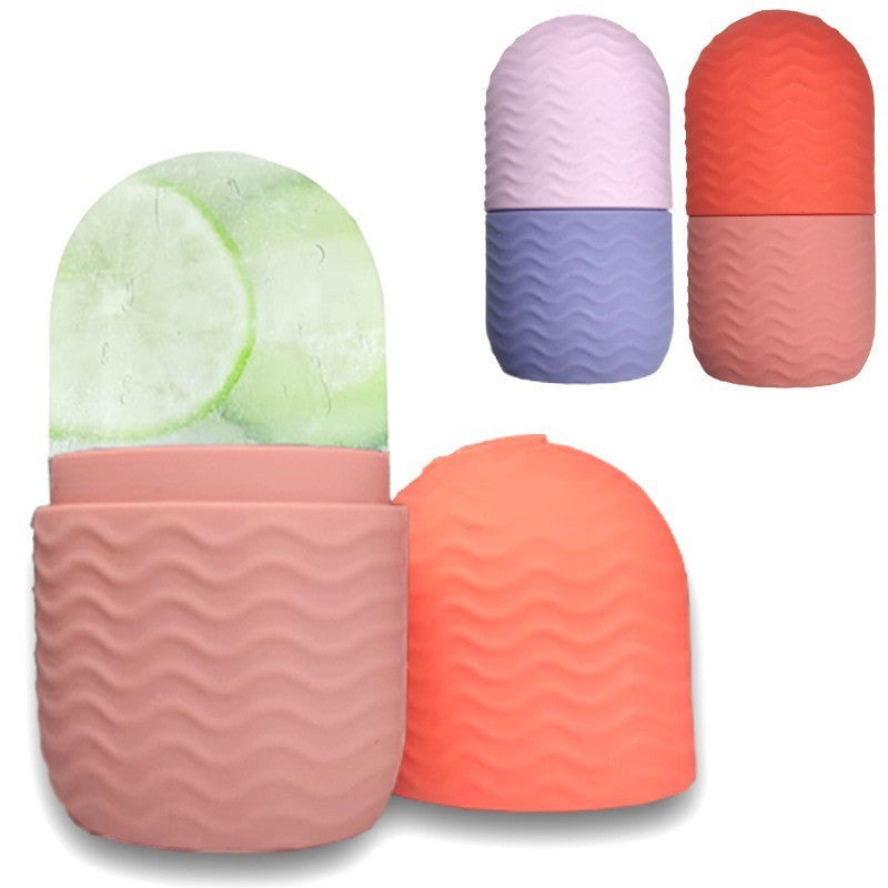 Face Massage Ice Mold – Reusable Silicone Ice Roller for Glowing Skin