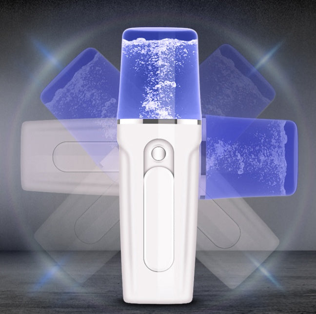 Nano Facial Mist Sprayer – Portable Hydrating Beauty Device - Power Bank